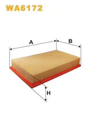 WIX FILTERS wa6172 -  Воздушный фильтр